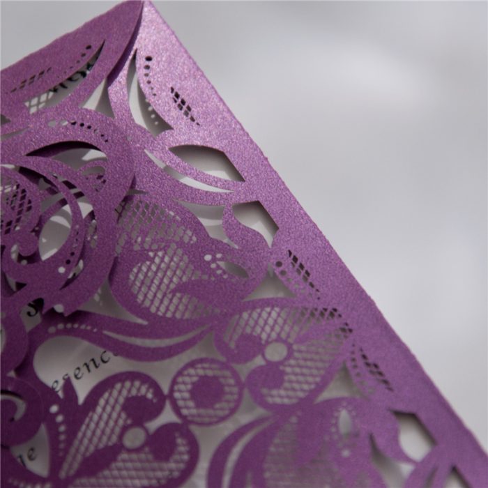 Faire-part Mariage Violet - Popcarte